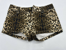 Women's leopard print shorts
