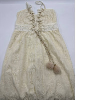 Women's one-shoulder white dress