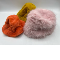 Set of 3 Faux fur winter hat
