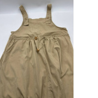 Brown one-shoulder long dress