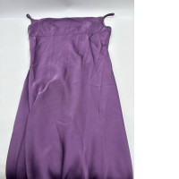 Purple off-shoulder long dress