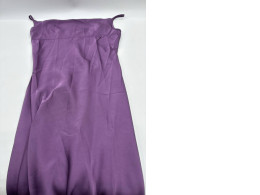 Purple off-shoulder long dress