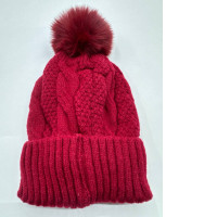 Red wool hat