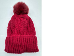 Red wool hat