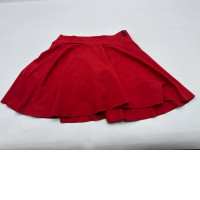 Women's red short skirt
