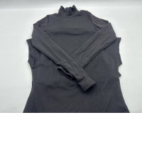 Set of 2 Women's black turtleneck long dress 