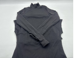 Set of 2 Women's black turtleneck long dress 