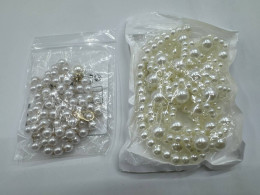 Set of 2 Artificial pearl necklace 