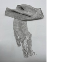Women's silver scarf