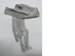 Women's silver scarf