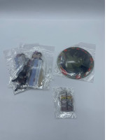 Anime set of 2 acrylic stands, 1 badge and 1 keychain