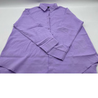 purple long-sleeved shirt 