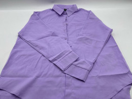 purple long-sleeved shirt 