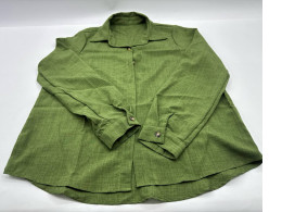 Green long-sleeved shirt