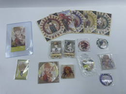 "Colorful anniversary" gift set of pictures, stands and badges