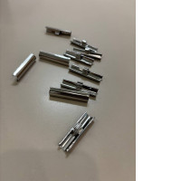 Set of 10 metal clamps for mounting in a car