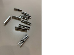 Set of 10 metal clamps for mounting in a car