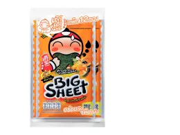 Tao Kae Noi Big Sheet Crispy Seaweed, Tom Yum Kung Flavor, 3.2 g. x 12 pieces