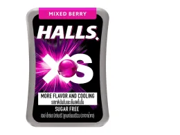 Halls XS Sugar Free Candy Mixed Berry Flavor