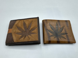 Set of 2 Men's faux leather wallet 