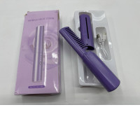 2-in-1 hair straightener, USB hot comb hair straightener