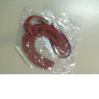 Bag keychain, Red Horseshoe