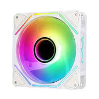Set of 9 argb building blocks support rgb sync  ARGB Colorful Computer Heatsink Cooler Radiator 12cm Cooling Fan For Chassis PC Case White 