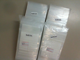 Set of 4 packs of 6*8 zip lock bags