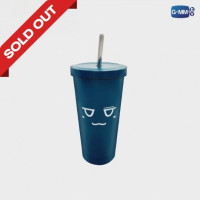 Sleepy face insulated water glass | PERFECT 10 LINERS