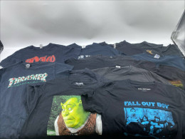 Set of 13 Vintage black short sleeve round neck t-shirt Set of 13 Vintage black short sleeve round neck t-shirt