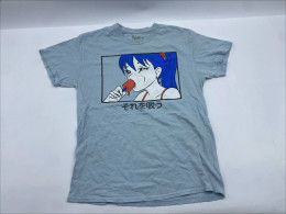 Mint green vintage short sleeve round neck t-shirt