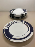 a set of six plates