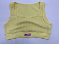 Women's yellow crop top 