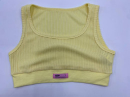Women's yellow crop top 