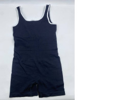 Pants and jumpsuits Blue sleeveless short jumpsuit from with white stripes 