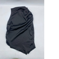 Silk mini dress black