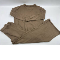 Kings Men's Quilted Winter Wear Poly Cotton Thermal Set Round Neck Upper Top Trouser Set