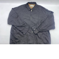  Black Cotton Blouson Jacket