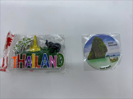 Set of 2 Thai souvenirs, refrigerator magnets Set of 2 Thai souvenirs, refrigerator magnets