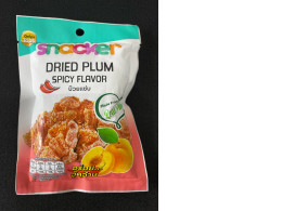 snacker dried plum spicy flavor