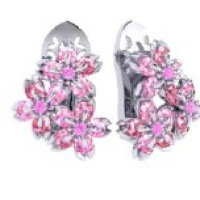 Product type : EarringMetal : Silver925Stone : Cubic ZirconiaPlating : Rhodium