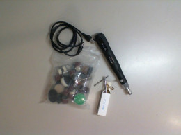 Handicraft kit, corded surface treatment machine + drills and attachments