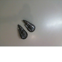 Shrimp-shaped earrings, jewelry