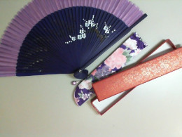 Purple fan in a case