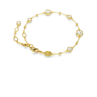  Swarovski Bracelet with beads, gold tone plating