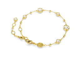  Swarovski Bracelet with beads, gold tone plating