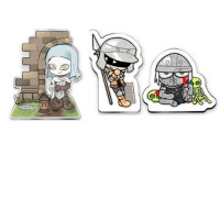 Set of acrylic stands