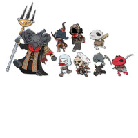 Set of anime stickers