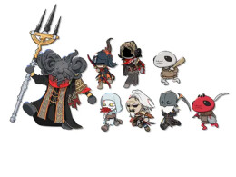 Set of anime stickers Set of anime stickers