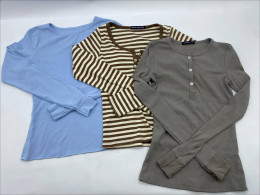 Set of 3 Women's long-sleeved round neck shirt 